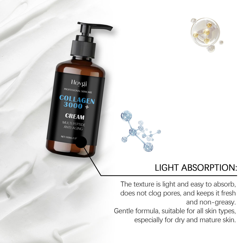 Hoygi Collagen 3000+ Multi-Peptide Serum & Cream — 100ml