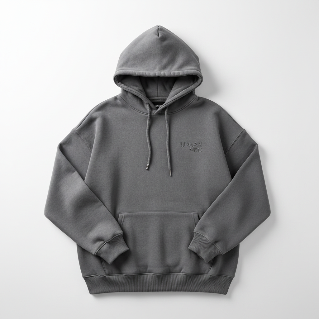 Nova Threads Winter Hoodie in grey