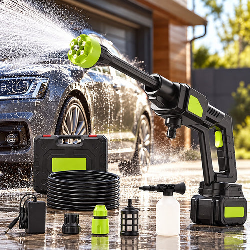 Nova Threads green cordless pressure washer – w10