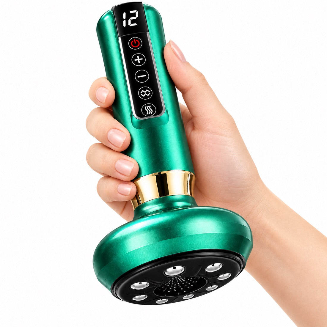 Handheld cupping massager